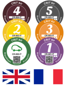 Air Quality Certificate Service - Vignette Crit'Air
